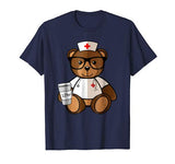 Teddy Bear Nurse Nursing T-Shirt for Valentine Day Gifts
