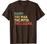 The Man The Myth The Legend Pappy Gift Fathers Day Christmas T-Shirt
