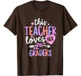 This Teacher Loves Her 2nd Graders T-Shirt Valentines Day T-Shirt