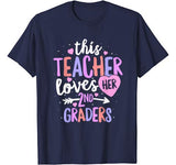 This Teacher Loves Her 2nd Graders T-Shirt Valentines Day T-Shirt