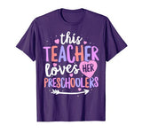 This Teacher Loves Her Preschoolers T-Shirt Valentines Day