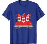 Three Gnome Holding A Heart On A Truck Valentines Day Gift T-Shirt