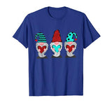 Three Gnomes Holding hearts Valentines Cute T-Shirt