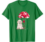 Toy Poodle With Love Balloons And Valentine’s Day T-Shirt