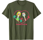 Toy Story 4 Forky and Girlfriend Forkever Valentine’s Day T-Shirt