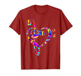Treble Clef T-Shirt – Valentines Day Bass Clef Heart Love