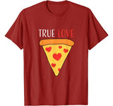 True Love Pizza Valentine’s Day Boys Girls Kids T-Shirt
