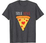 True Love Pizza Valentine’s Day Boys Girls Kids T-Shirt