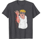 Trump Hearts Valentines Day Shirt Funny Salt Meme Gift T-Shirt