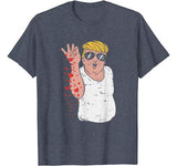 Trump Hearts Valentines Day Shirt Funny Salt Meme Gift T-Shirt
