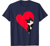 Tuxedo Cat Valentine Heart for Kitten and Animal Lovers T-Shirt