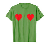 Two Hearts Gift Funny Valentine’s Day Boob Heart T-Shirt