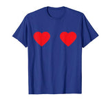 Two Hearts Gift Funny Valentine’s Day Boob Heart T-Shirt