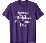 Valentine Birthday Women Girls Born on Valentines Day T-Shirt