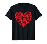 Valentine Cat Shirt Kitty Kitten Lover Gift Idea Funny Cat T-Shirt