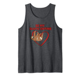 Valentine Sloth Shirt Mens Women Girls Boys Kids Heart Tank Top