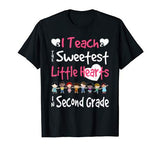 Valentines Day 2nd Grade Teacher For Teachers in Love Gift T-Shirt