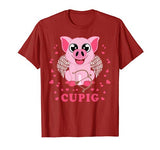 Valentine’s Day Cupig – Cute Pig Lover Cupid Pun T-Shirt