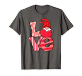 Valentine’s Day Cute Gnomes Holding Heart Love Matching Gift T-Shirt