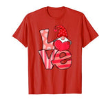 Valentine’s Day Cute Gnomes Holding Heart Love Matching Gift T-Shirt