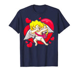 Valentines Day Dabbing Cupid Cute T-Shirt