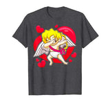 Valentines Day Dabbing Cupid Cute T-Shirt