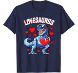 Valentines Day Dinosaur Lovesaurus T rex Gifts Boys Kids Men T-Shirt