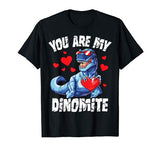 Valentines Day Dinosaur You Are My Dinomite T rex Boys Kids T-Shirt
