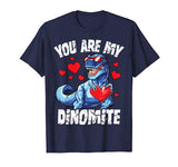 Valentines Day Dinosaur You Are My Dinomite T rex Boys Kids T-Shirt