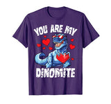 Valentines Day Dinosaur You Are My Dinomite T rex Boys Kids T-Shirt