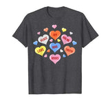 Valentine’s Day Heart Candy Boys Girls Kids T-Shirt