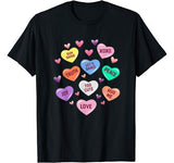 Valentine’s Day Heart Candy Shirt for Men Woman & Kids