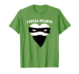 Valentines Day I Steal Hearts T Shirt – Funny Holiday Gift