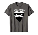 Valentines Day I Steal Hearts T Shirt – Funny Holiday Gift