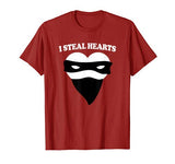 Valentines Day I Steal Hearts T Shirt – Funny Holiday Gift