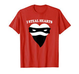 Valentines Day I Steal Hearts T Shirt – Funny Holiday Gift
