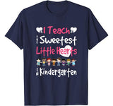 Valentines Day Kindergarten Teacher For Teachers Love Gift T-Shirt