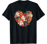 Valentines Day Labrador Heart Funny Dog Lover Men Women Love T-Shirt