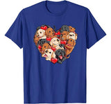 Valentines Day Labrador Heart Funny Dog Lover Men Women Love T-Shirt
