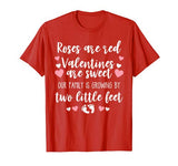Valentines Day Pregnancy Announcement Shirts Baby Reveal Mom T-Shirt