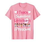 Valentines Day Preschool Teacher For Teachers in Love Gift T-Shirt