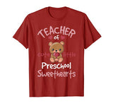 Valentines Day Preschool Teacher Gift For Teachers in Love T-Shirt