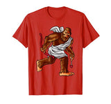 Valentines Day Shirt Bigfoot Cupid Men Boys Love Hearts