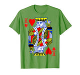 Valentines Day Shirt Couples King Queen Of Hearts Deck Cards