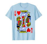 Valentines Day Shirt Couples King Queen Of Hearts Deck Cards