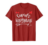 Valentines Day Shirt Cupids Wingman Kids Boys Girls Adults T-Shirt