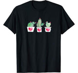 Valentines Day Shirt For Mom Dad Gardeners Succulent Cactus T-Shirt
