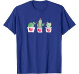 Valentines Day Shirt For Mom Dad Gardeners Succulent Cactus T-Shirt