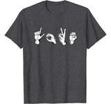 Valentines Day Shirt | I Love You Heart Hand Sign Language