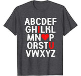 Valentines Day Shirt for Boys Baby Teacher Valentines Day T-Shirt